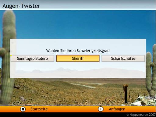 Screenshot:  Augen-Twister