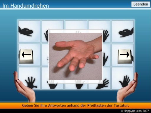 Screenshot:  Im Handumdrehen