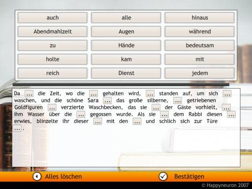 Screenshot:  Lückenbüßer