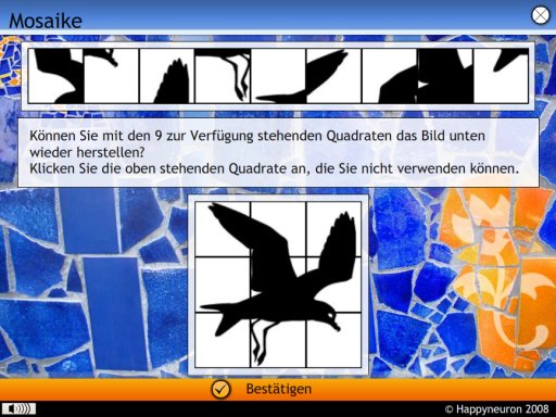 Screenshot:  Mosaike