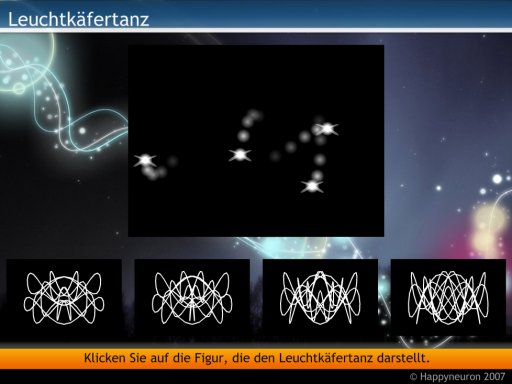 Screenshot:  Leuchtkäfertanz