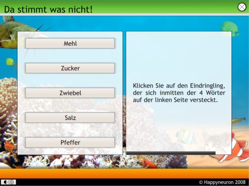 Screenshot:  Da stimmt was nicht!