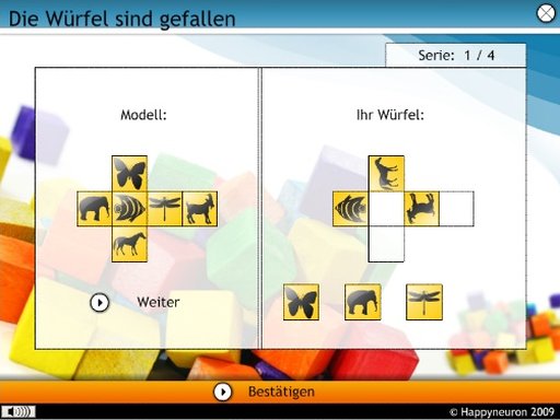 Screenshot:  Die Würfel sind gefallen